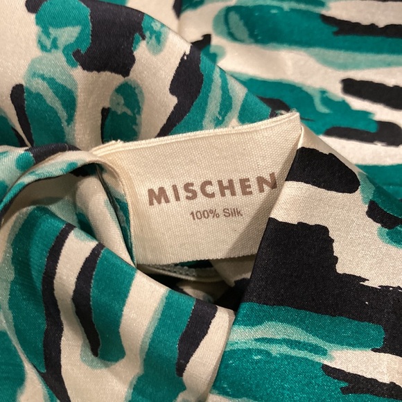 mischen printed silk top - Picture 4 of 5